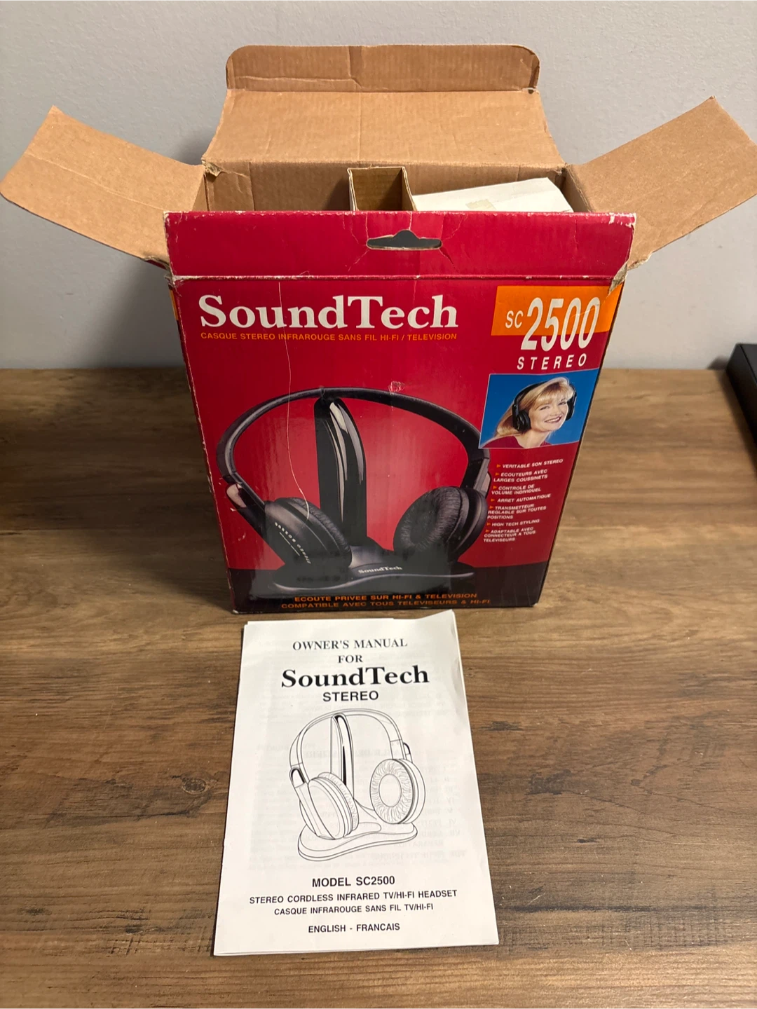 SoundTech SC2500 Cordless Stereo Headphone - photo 5