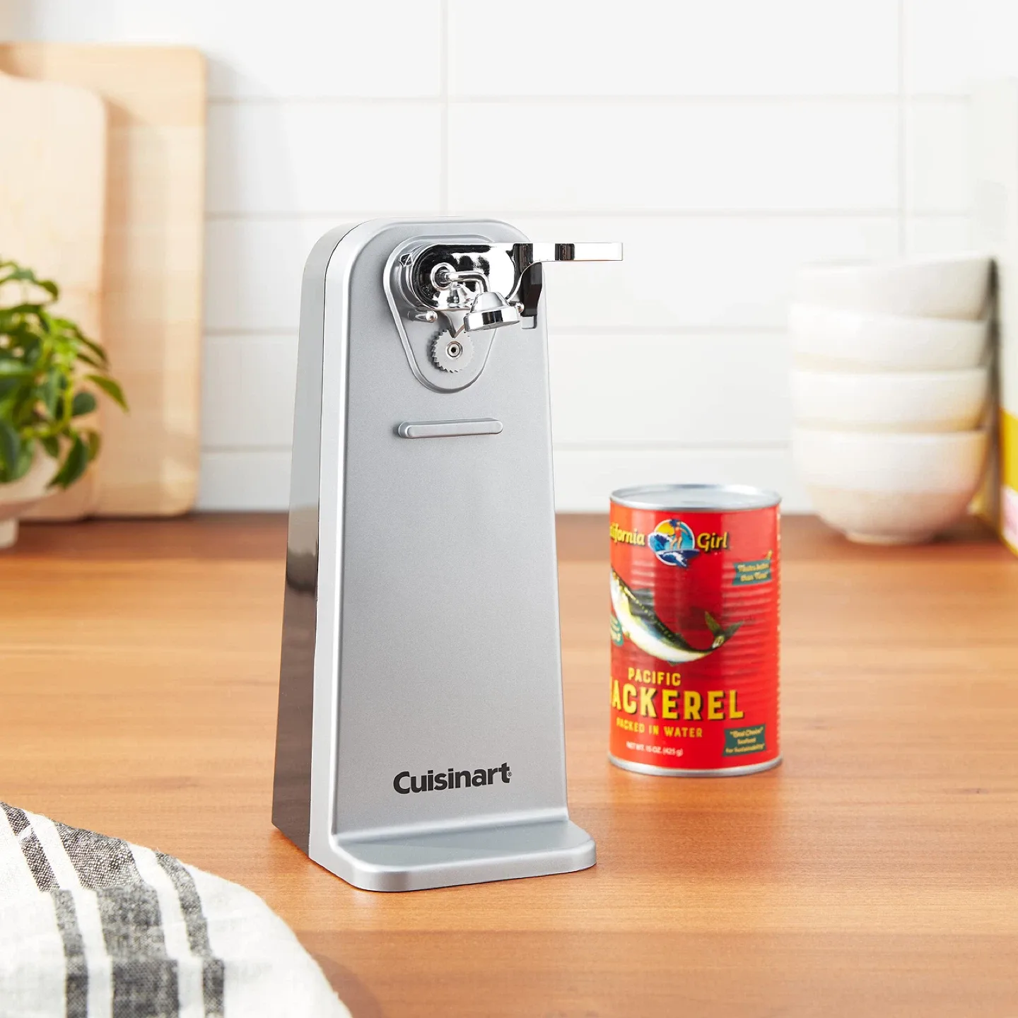 Cuisinart CCO-55 Deluxe, Chrome Electric Can Opener, Silver. NEW image indicator(2)