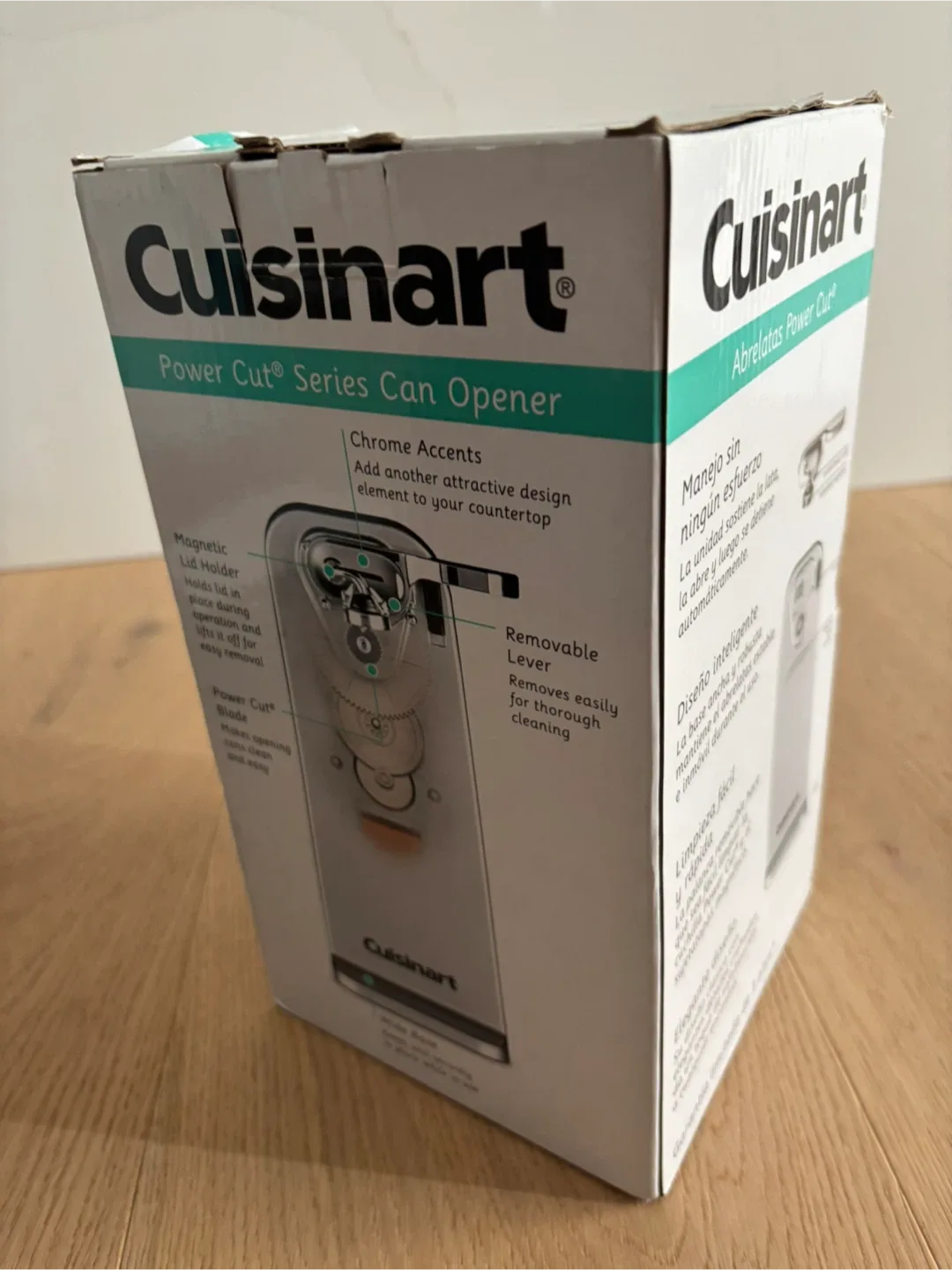 Cuisinart CCO-55 Deluxe, Chrome Electric Can Opener, Silver. NEW image indicator(10)