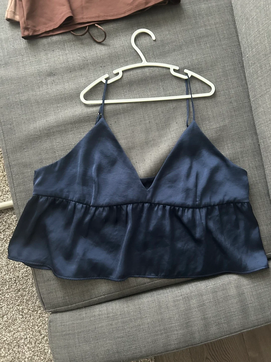 Aritzia Little Moon Navy Blue Top - Size Large