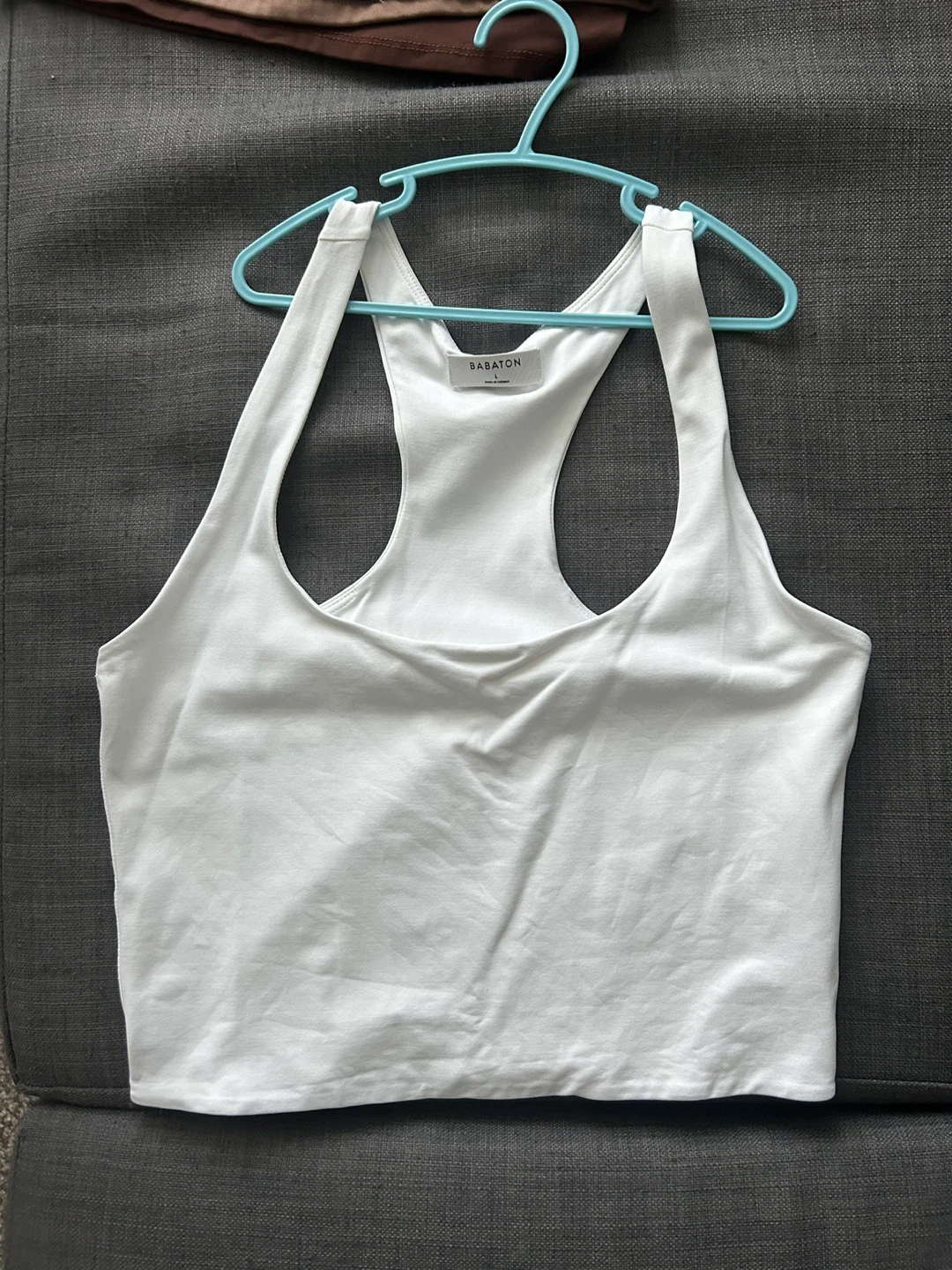Aritzia Babaton Contour White Tank Top - Size L