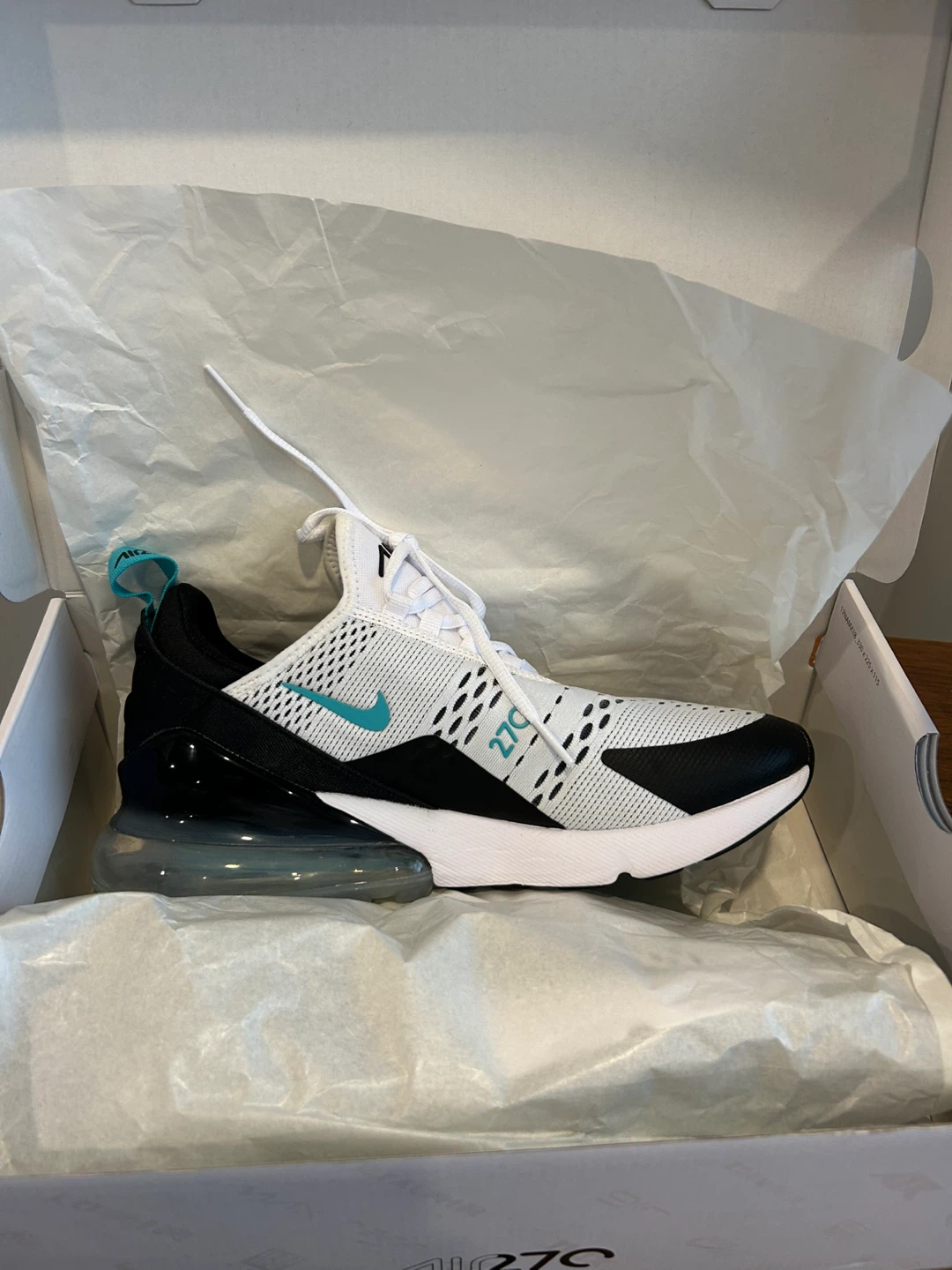 Nike Air Max 270 - Size 10 - White/Black - photo 4