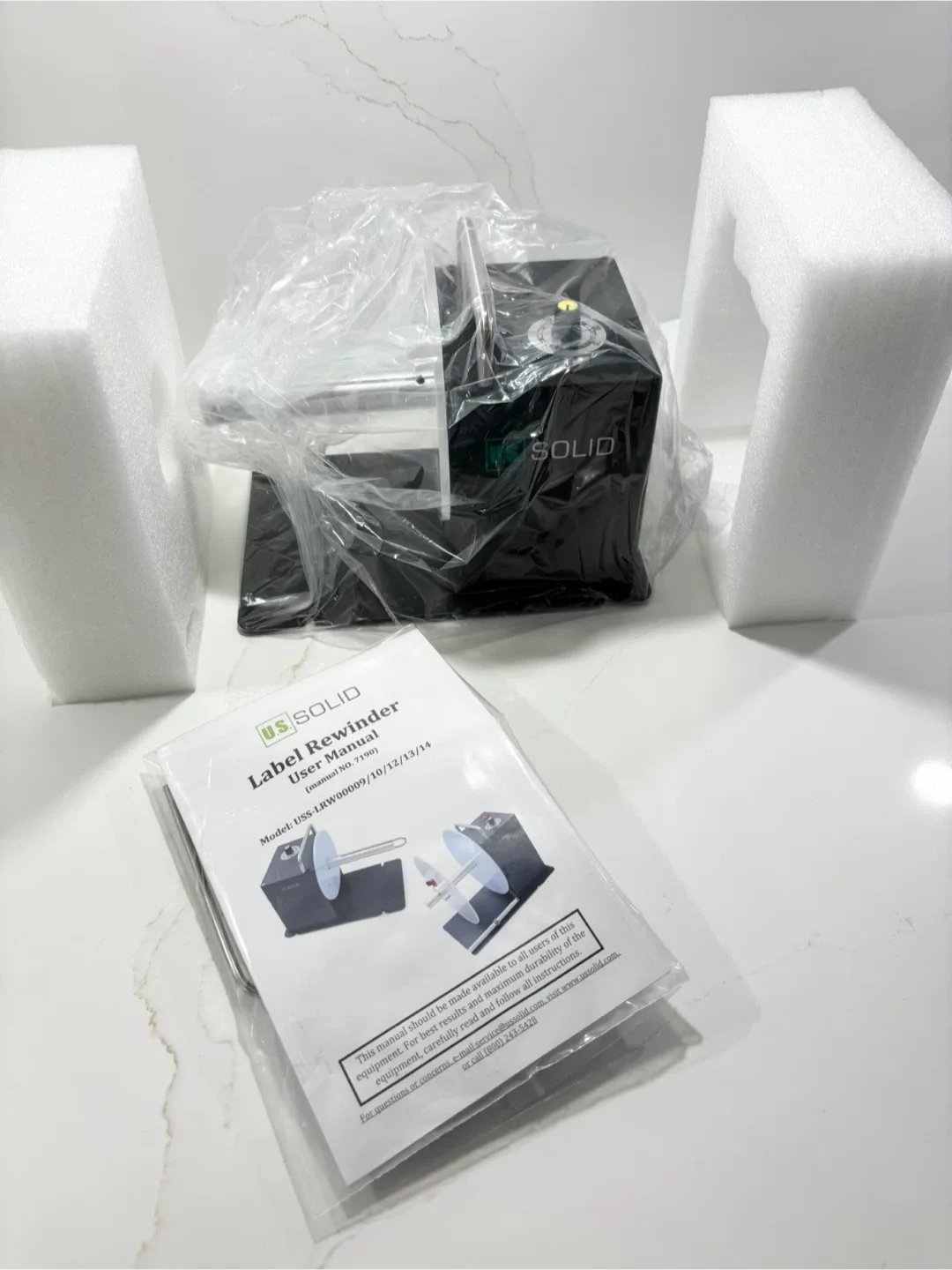 Automatic Label Rewinder, Core 1"-1.5", Label Width 3.15” image indicator(4)