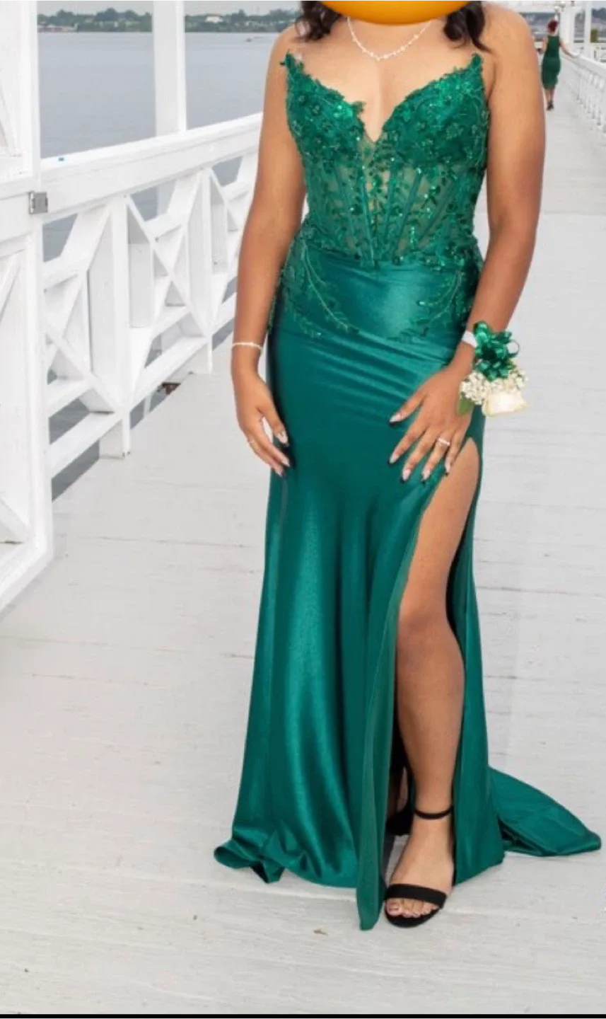 Emerald gown
