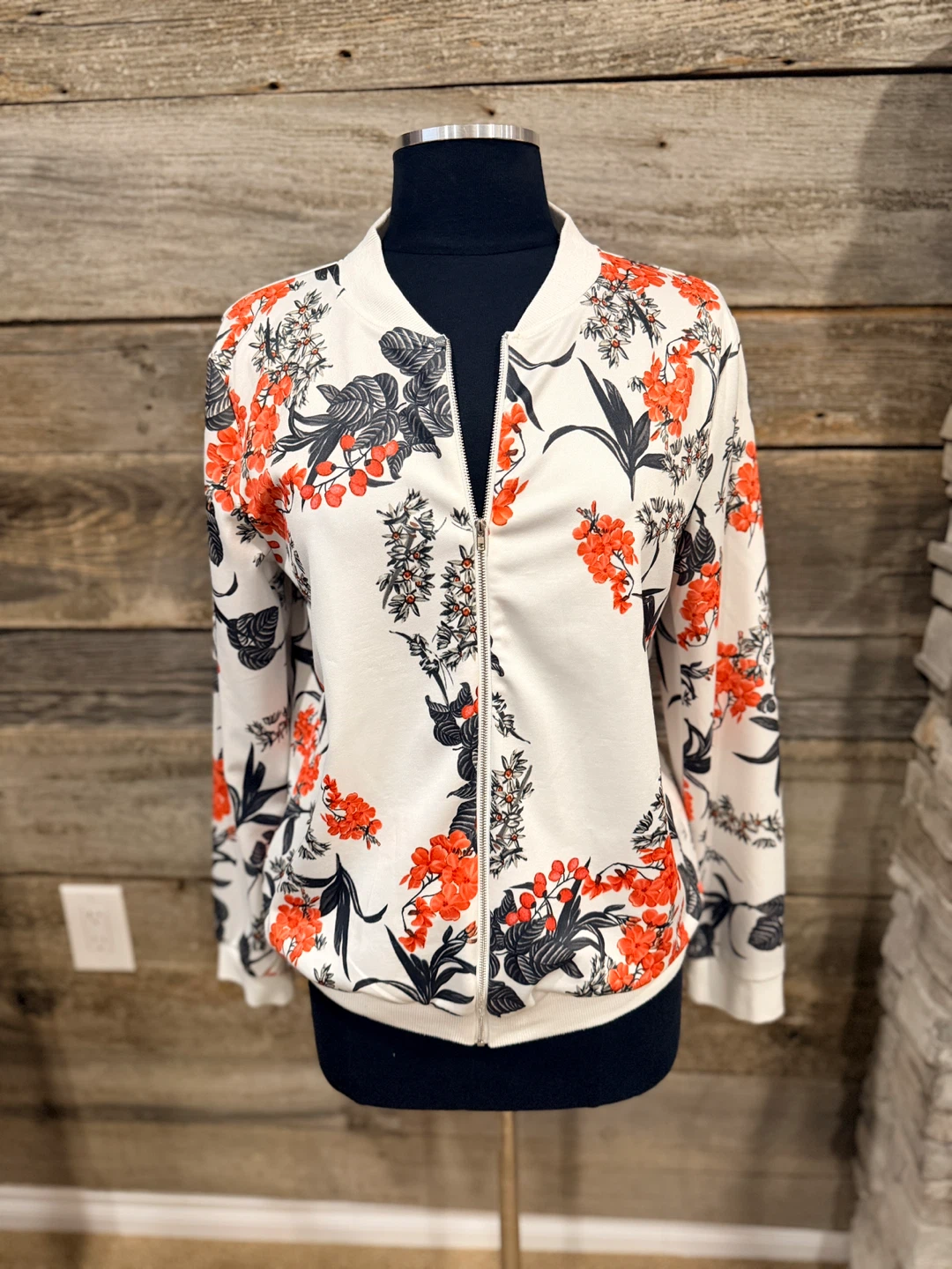 Floral Bomber Jacket - photo 3