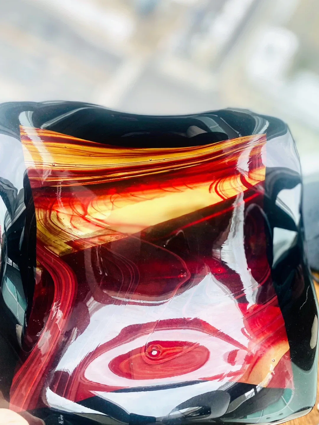 Murano Style Art Glass Bowl