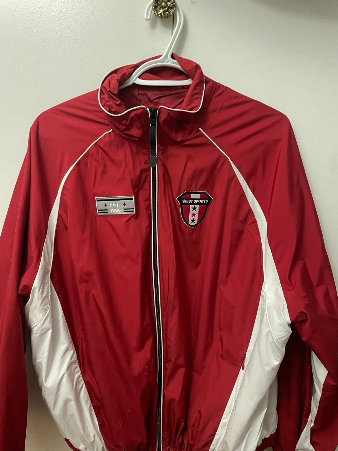 West Sports Red Track Jacket