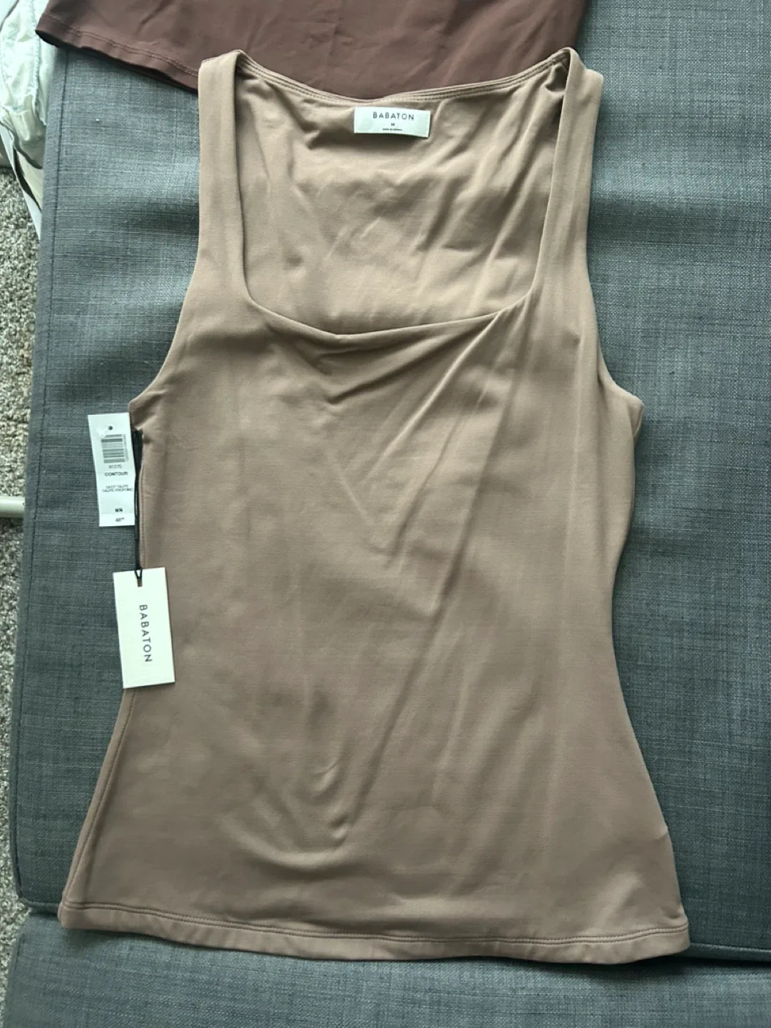Aritzia Babaton Contour Squareneck Tank - Size M