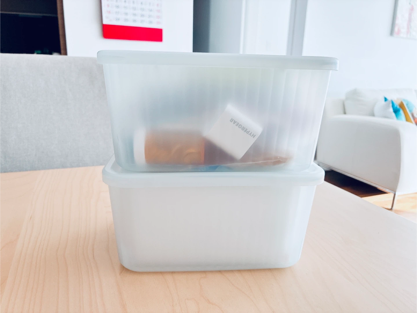 Storage Containers with Lids - Set of 2 - photo 2