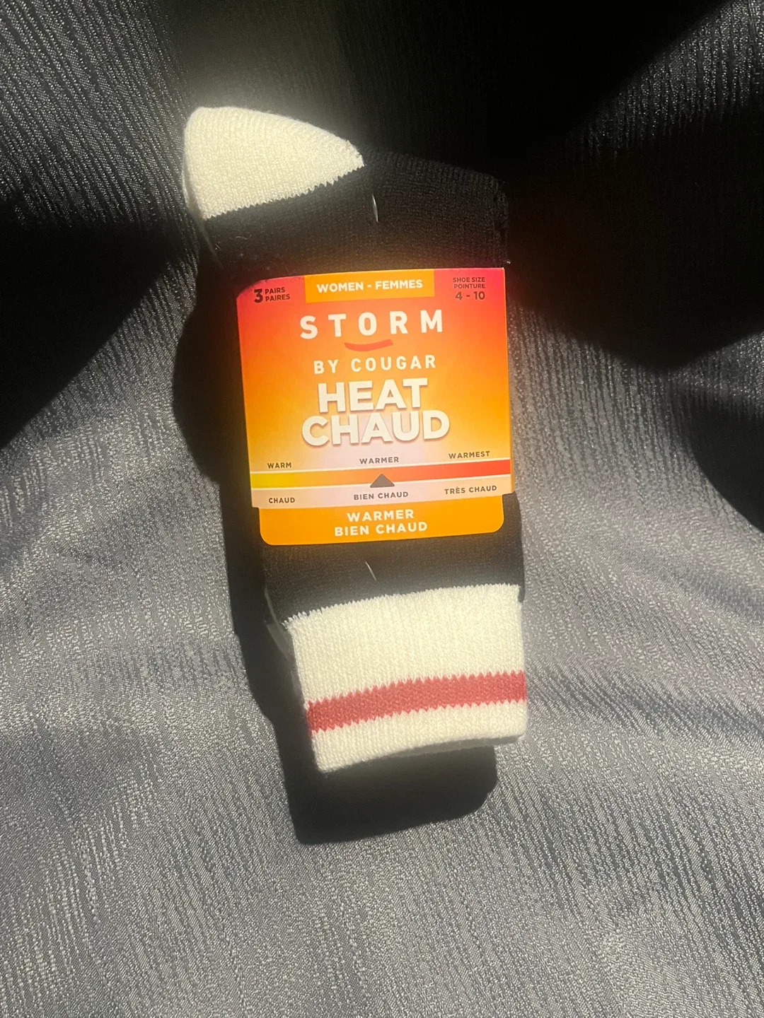 Cougar Storm Heat Chaud Socks - Women's Size 4-10