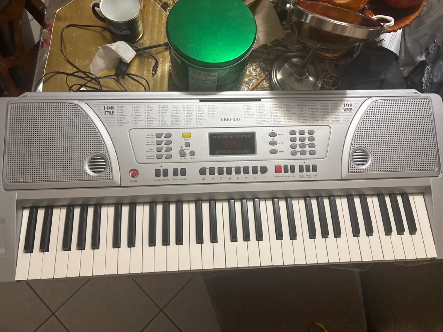 Electronic Piano KB61-100 61-Key Keyboard