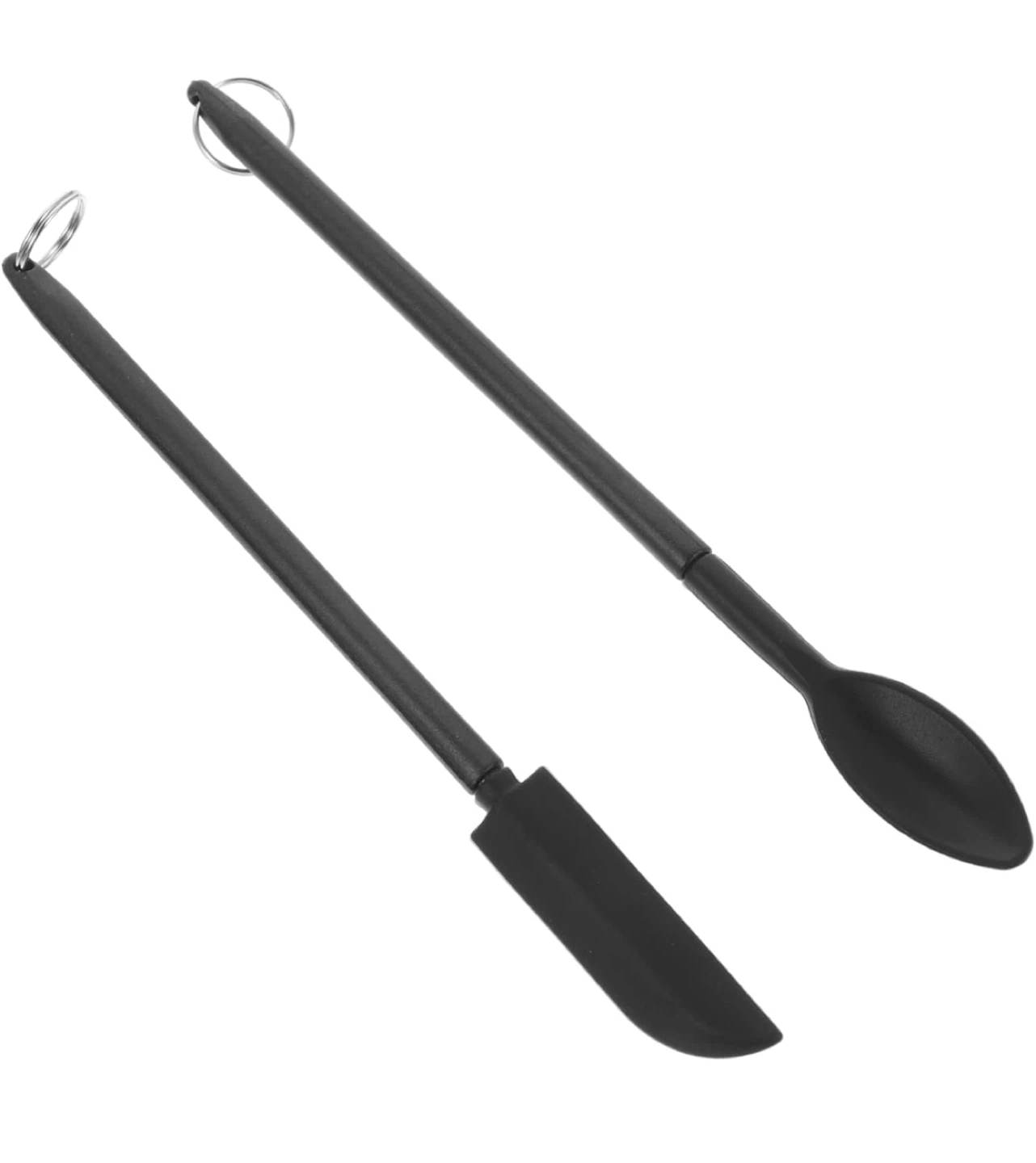BN Silicone Spoon and Spatula Set in Black and Pink