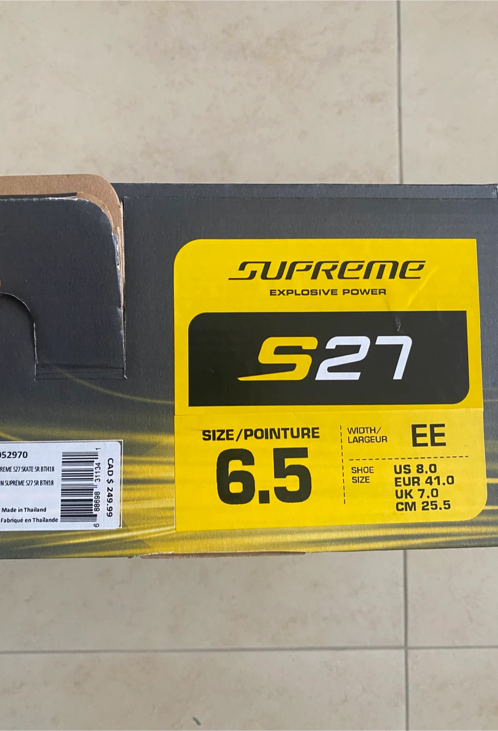 STEAL alert! Bauer Supreme S27 Hockey Skates - Size 6.5 - photo 2