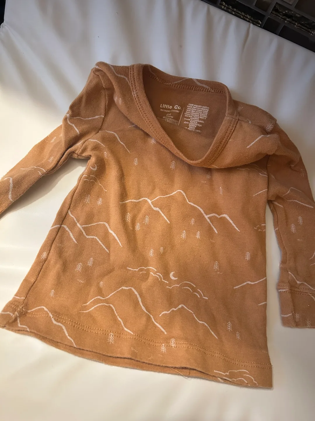 Little Co. 6M Mountain Print Long Sleeve Shirt