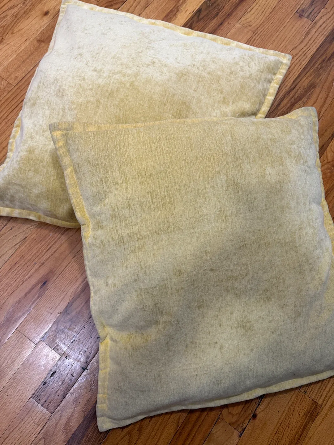 Yellow Throw Pillows (Set of 2)