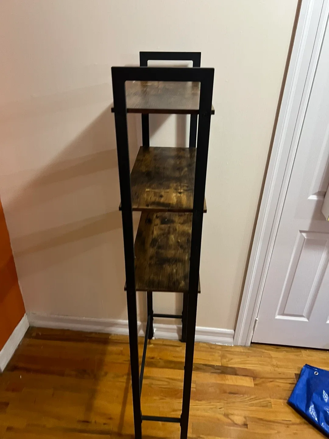 VASAGLE Ladder Shelf, Brown & Black image indicator(4)