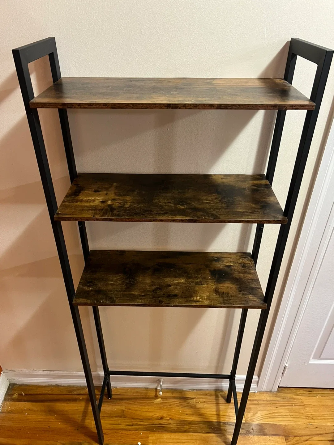 VASAGLE Ladder Shelf, Brown & Black