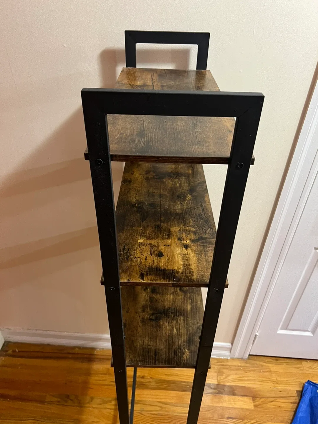 VASAGLE Ladder Shelf, Brown & Black image indicator(3)