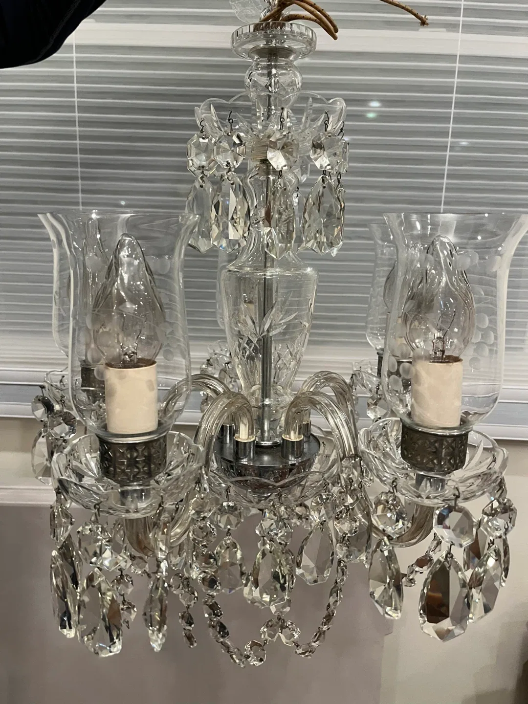 Antique Crystal Chandelier Lighting Fixture image indicator(3)