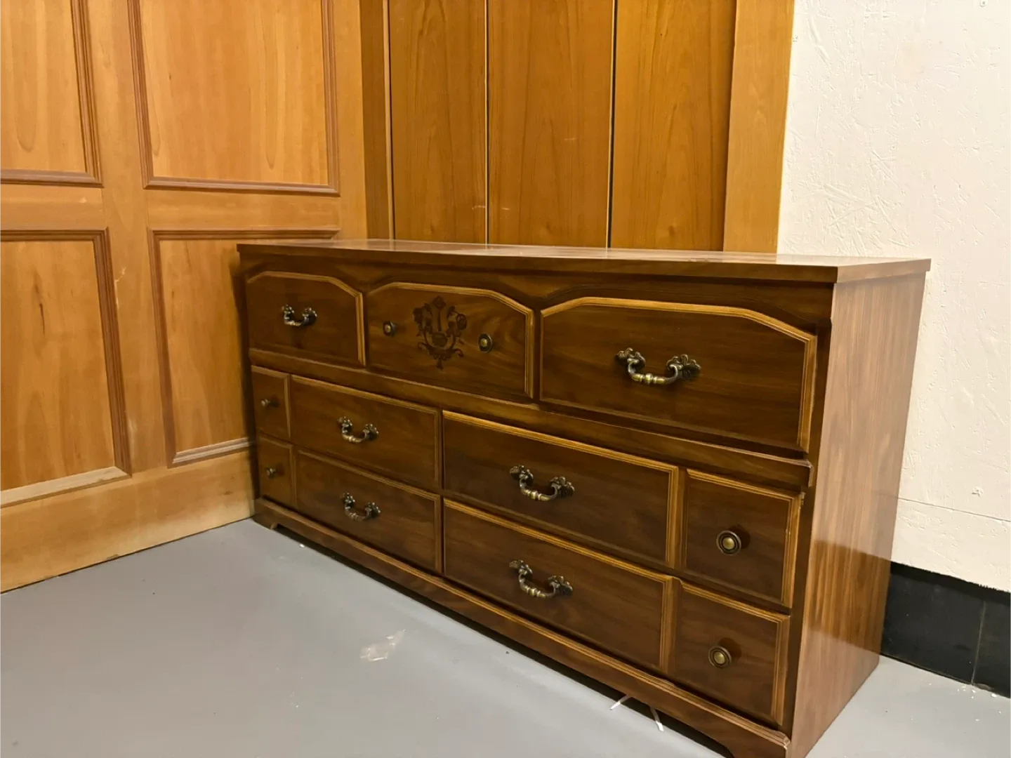 Wood Dresser, very solid