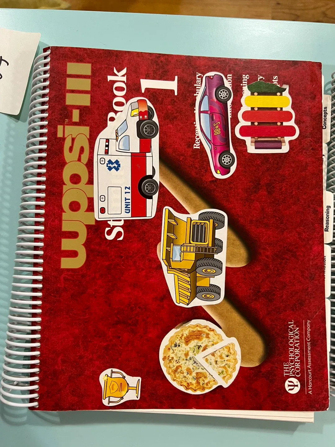 WPPSI-III Stimulus Books & Manuals image indicator(3)