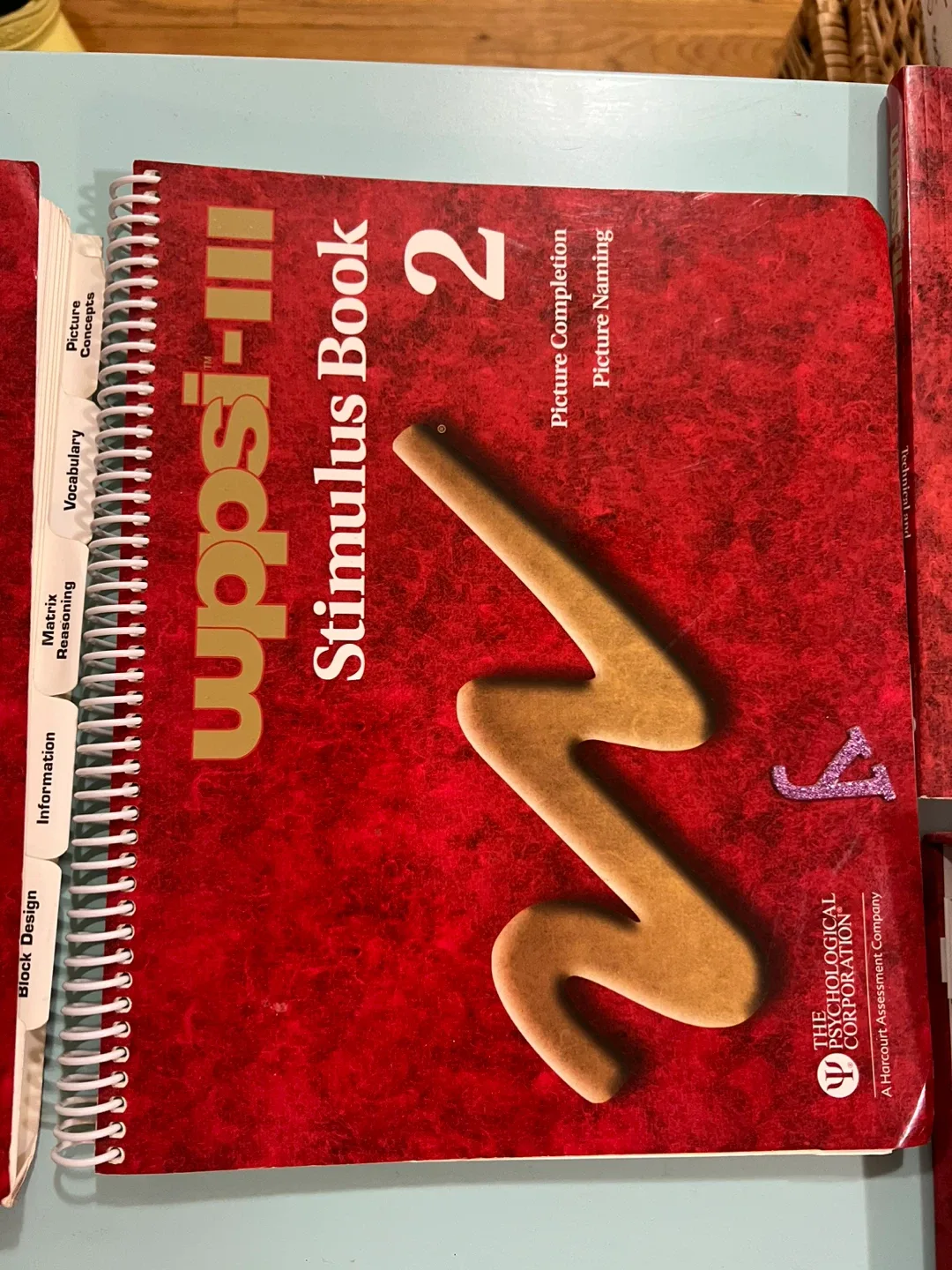 WPPSI-III Stimulus Books & Manuals image indicator(2)