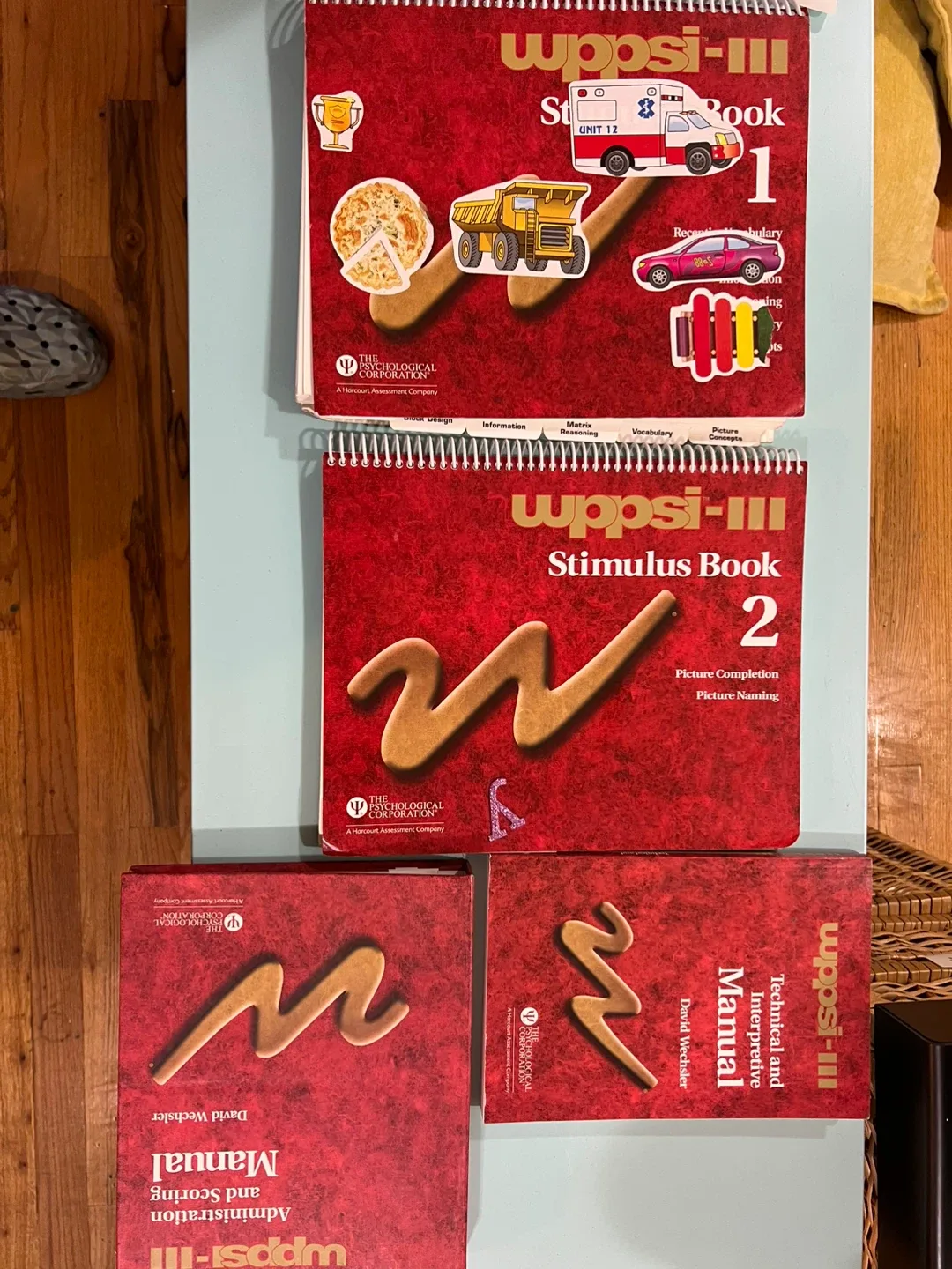 WPPSI-III Stimulus Books & Manuals image indicator(4)