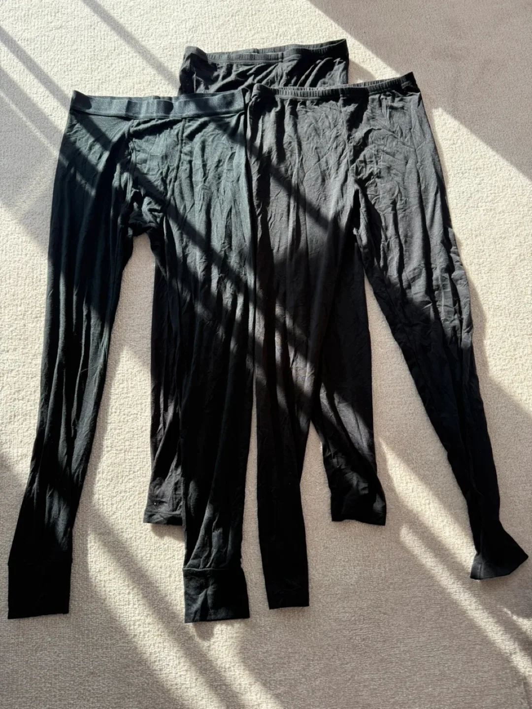 UNIQLO HEATTECH leggings for Kids 160 Black (15 for 3 pcs)