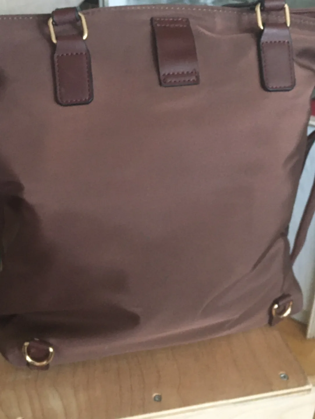Brown Tote Bag with Removable Pouches image indicator(4)