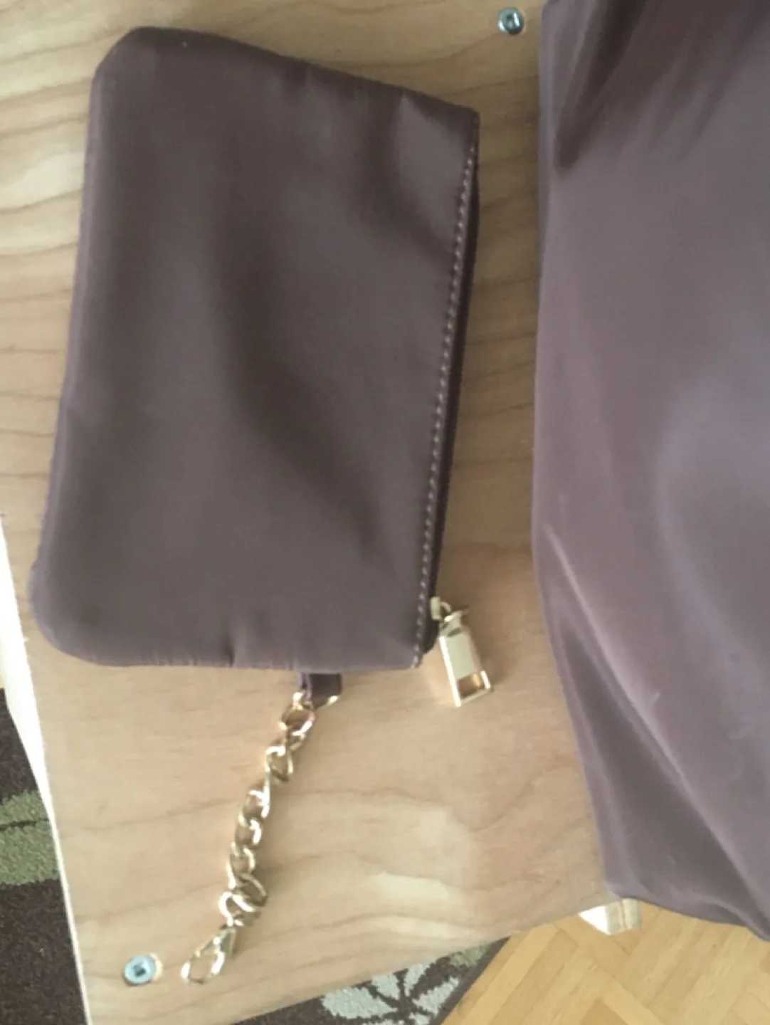 Brown Tote Bag with Removable Pouches image indicator(9)