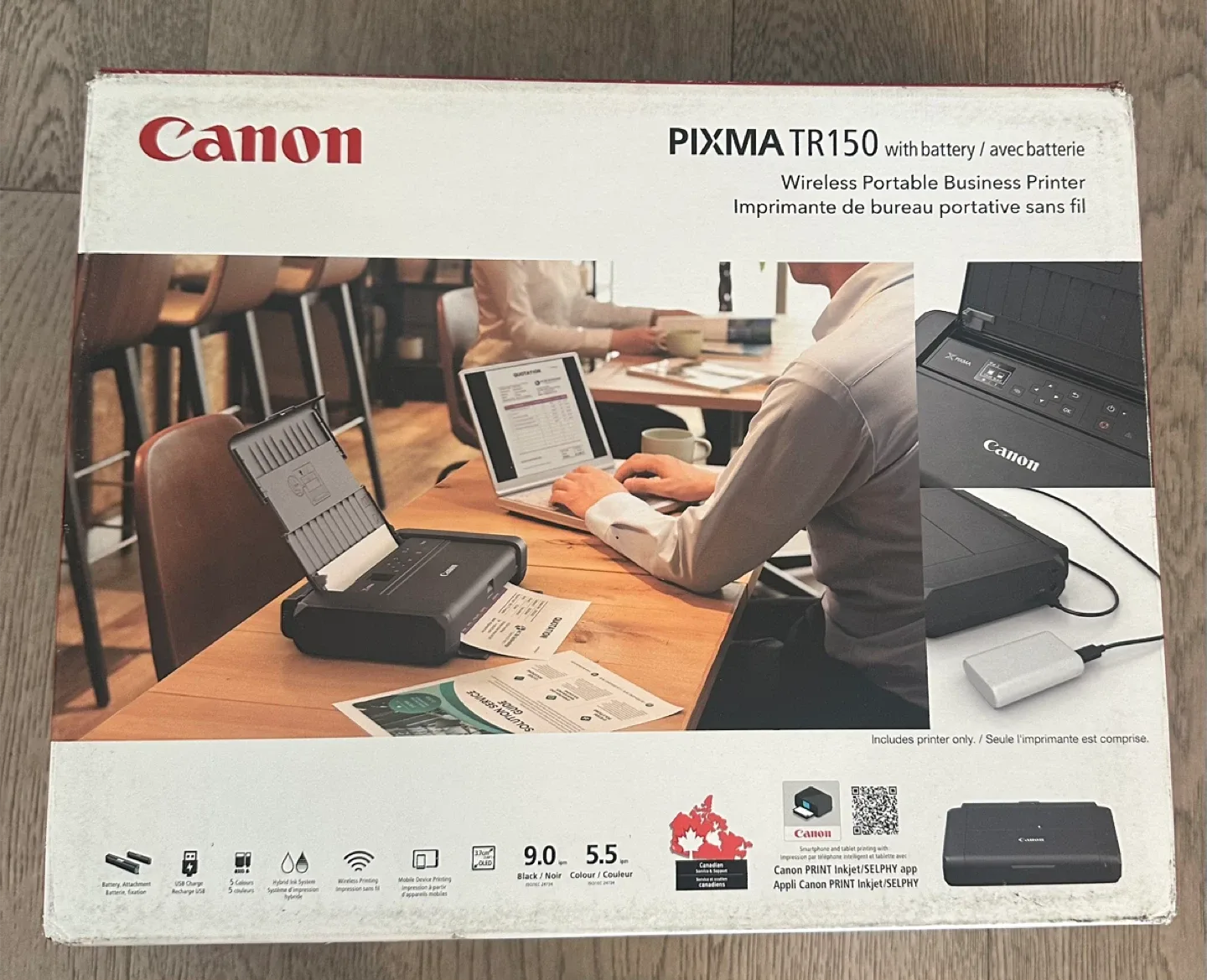 Canon PIXMA TR150 Wireless Portable Printer - Like New!