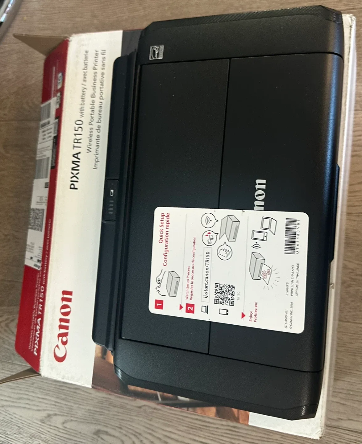 Canon PIXMA TR150 Wireless Portable Printer - Like New! image indicator(4)