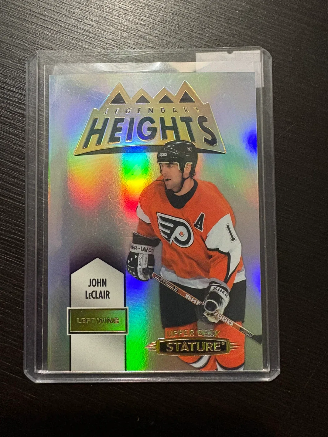 John LeClair Legendary Heights Hockey Card