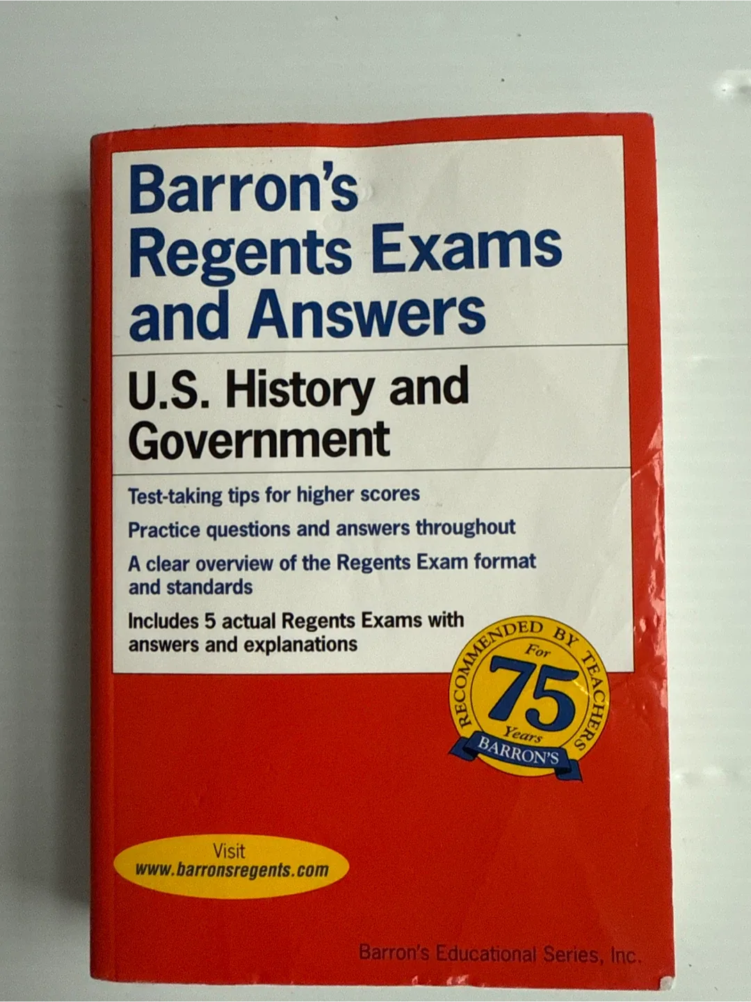 Barron's Regents Exams and Answers - U.S. History