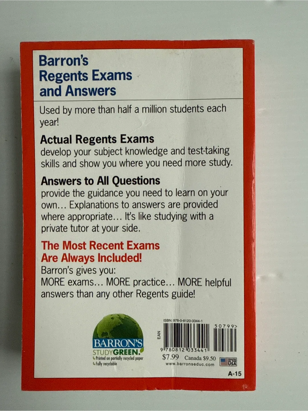 Barron's Regents Exams and Answers - U.S. History image indicator(2)