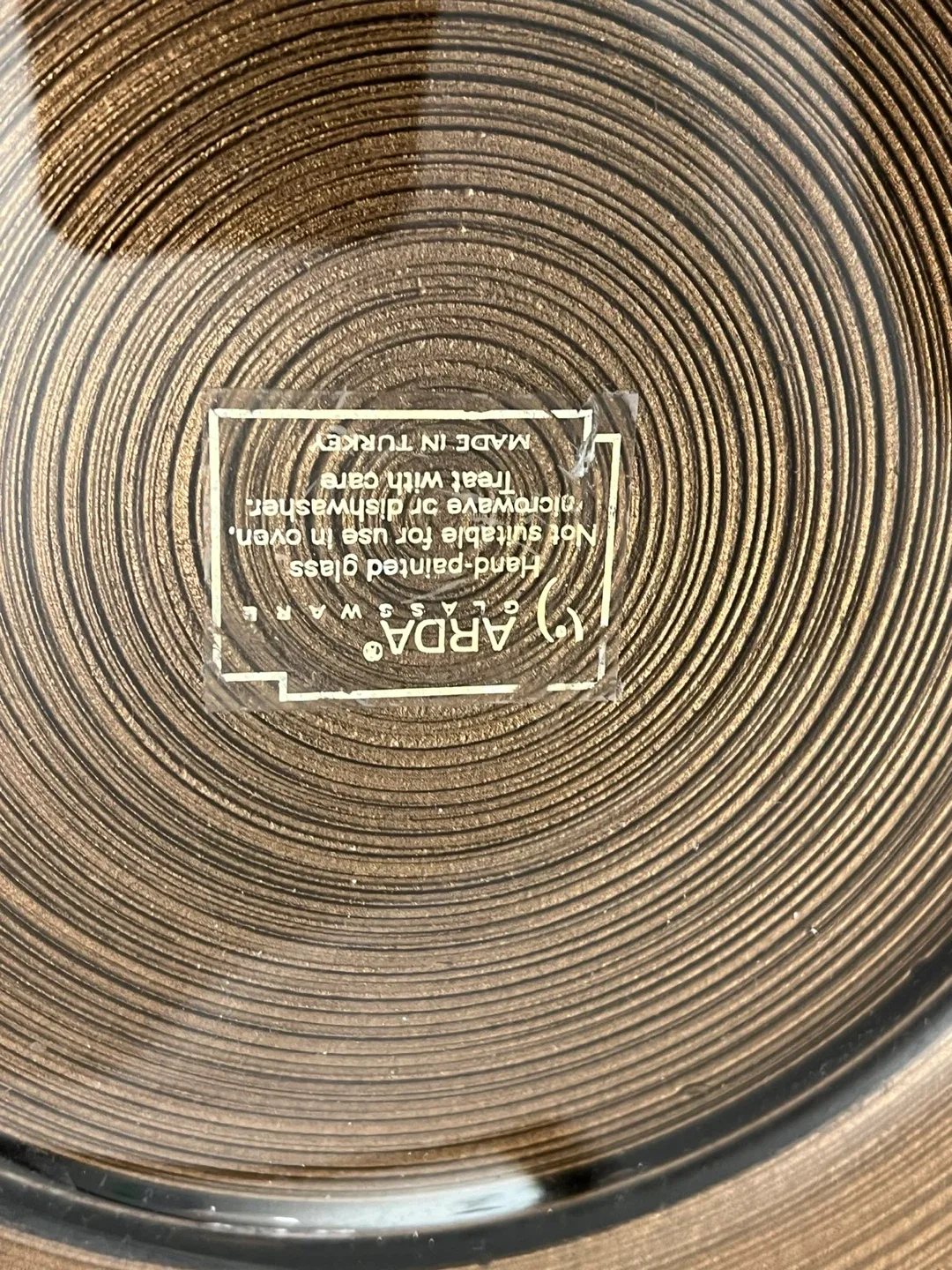 ARDA Glassware Hand-Painted Bowl - 17 inches image indicator(2)