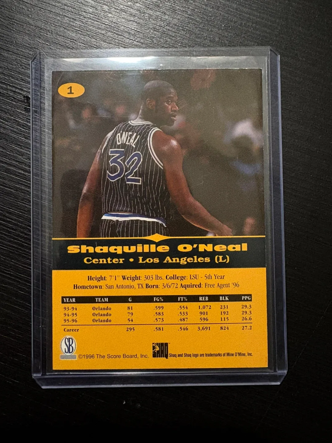 Shaquille O'Neal Trading Card image indicator(2)