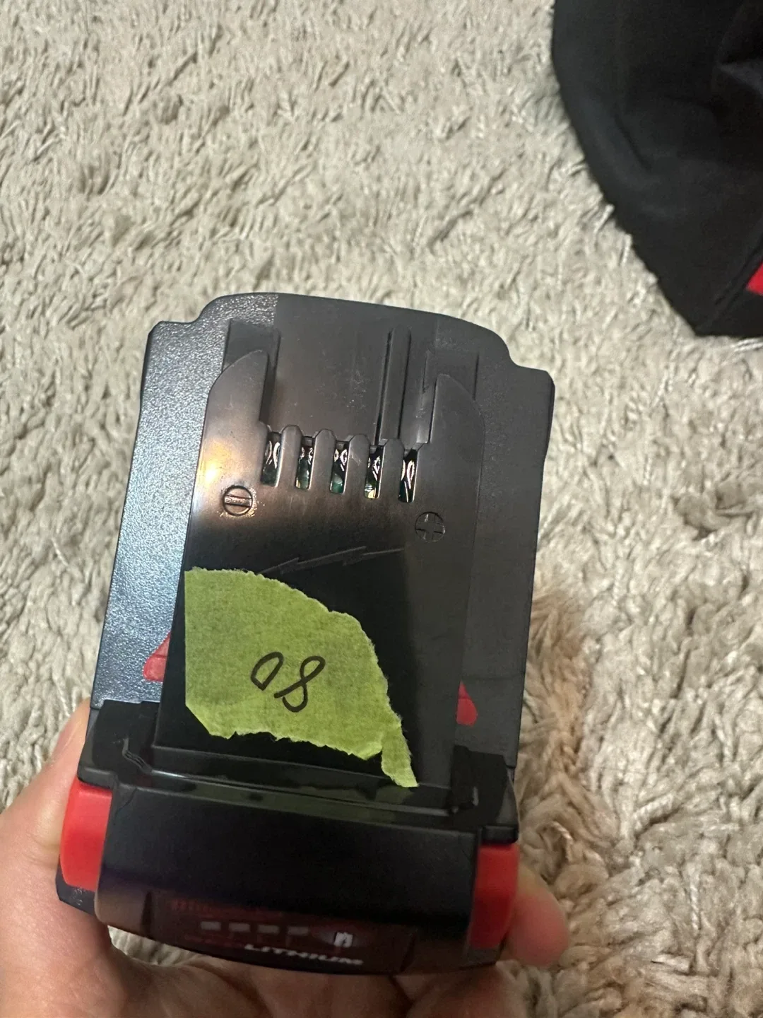 Milwaukee M18 REDLITHIUM XC5.0 Battery image indicator(4)