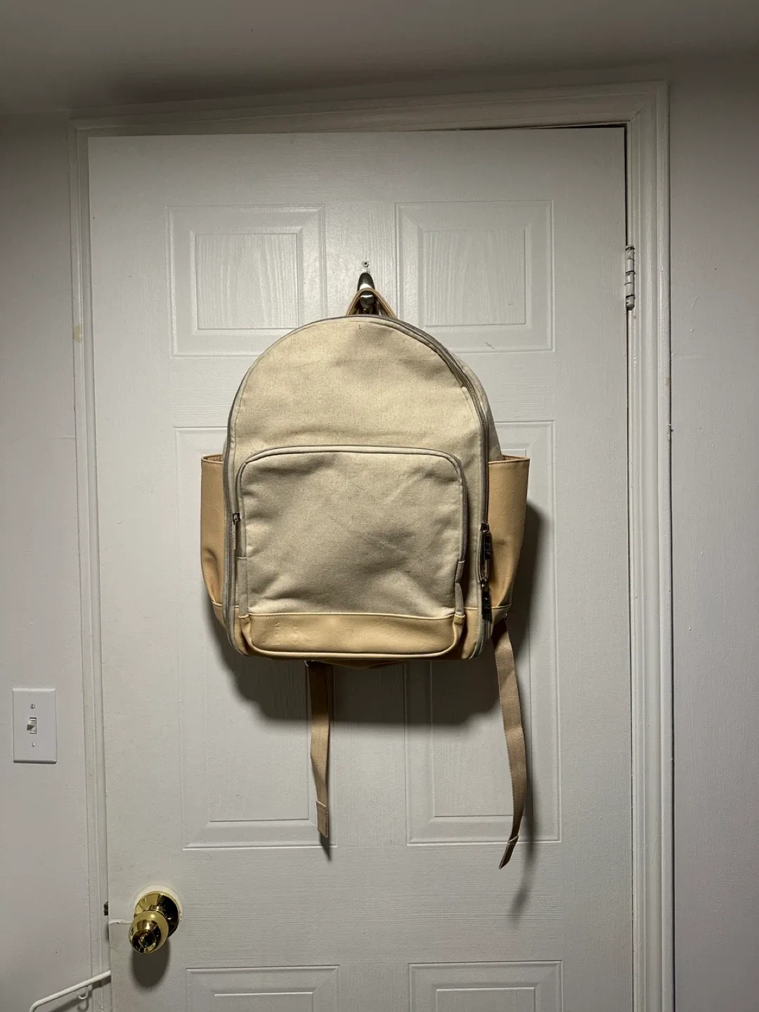 BEIS Beige & Tan Backpack image indicator(4)