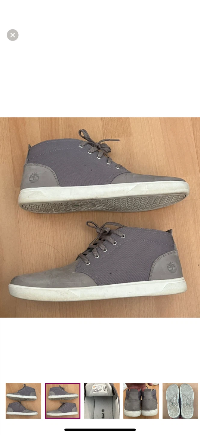 Timberland Gray high top Sneakers