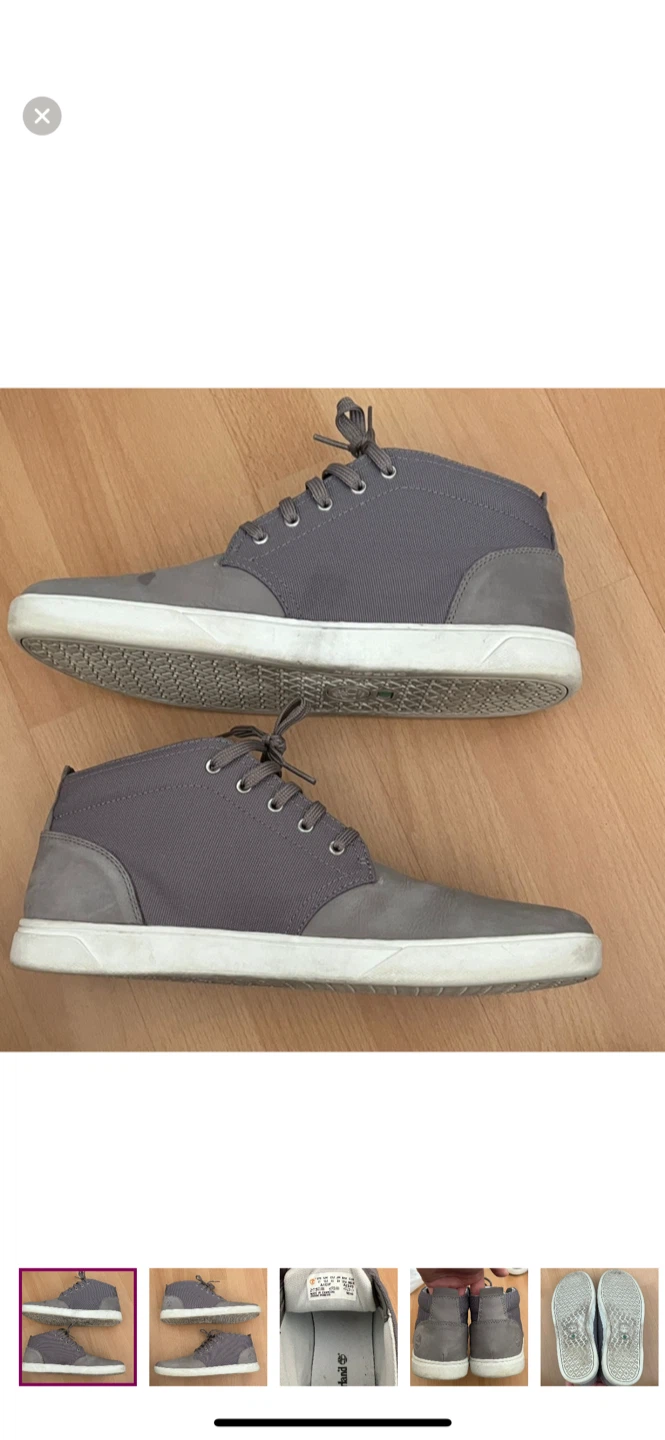 Timberland Gray high top Sneakers - photo 2