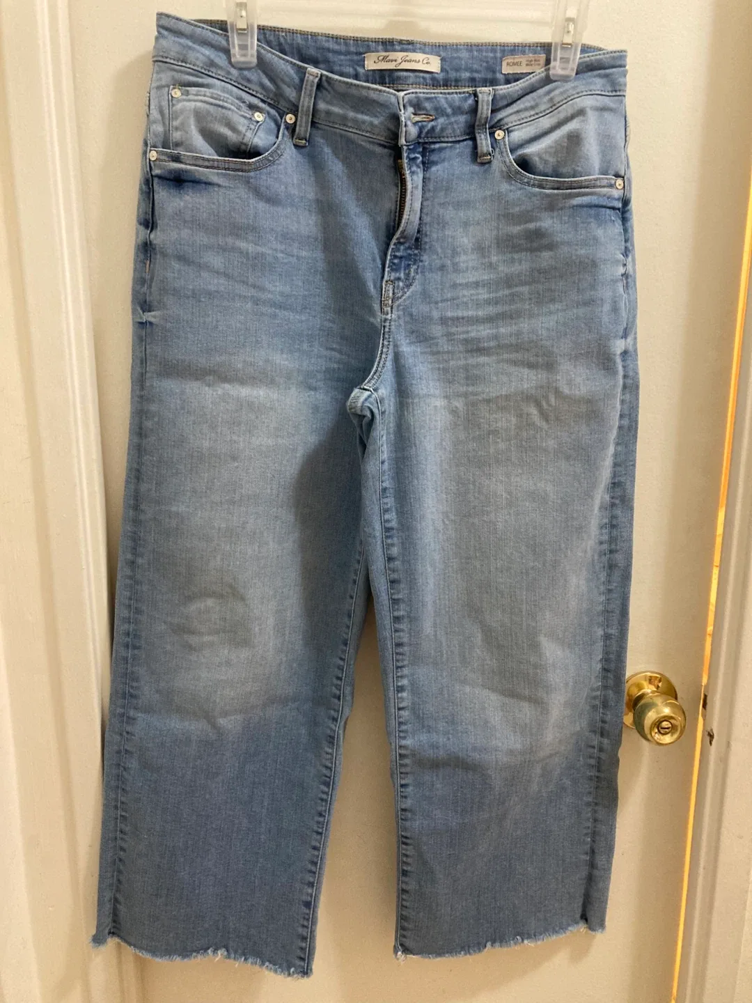 Wide Leg Jeans Size 29 Ankle Length