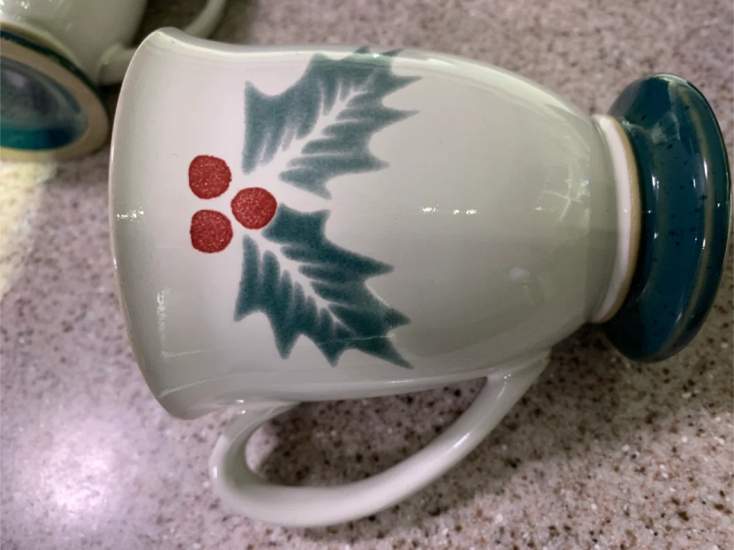 Christmas Holidays Holly Berry Bowls & Mugs