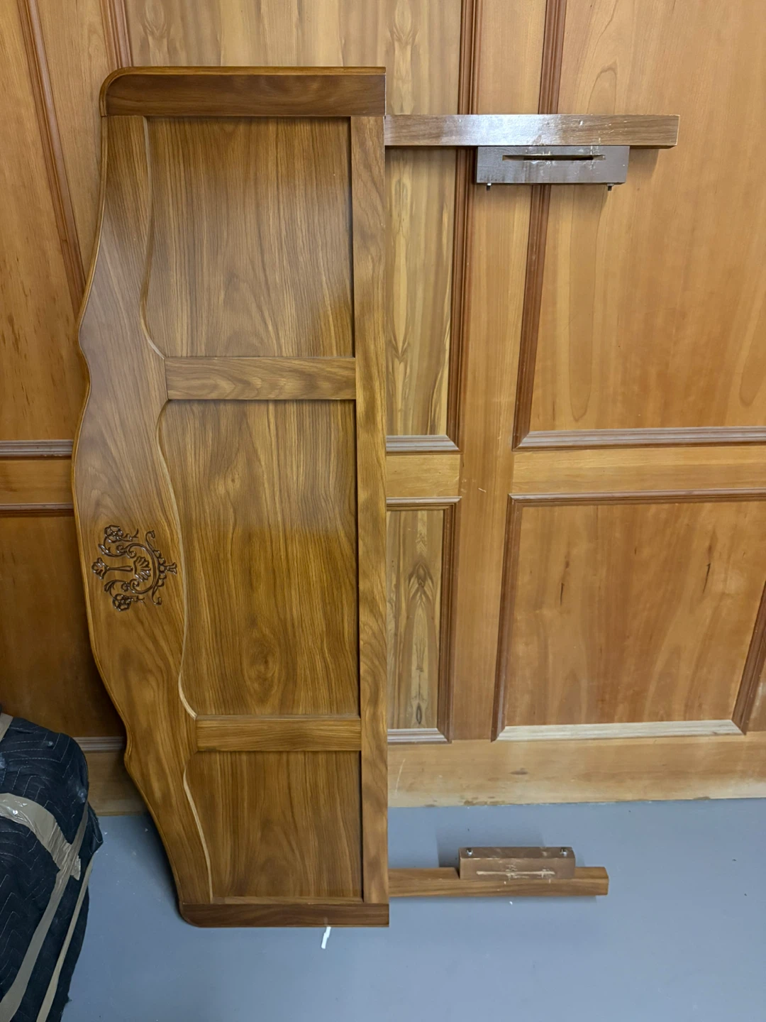 Solid Wooden Headboard & Bed Frame - photo 2