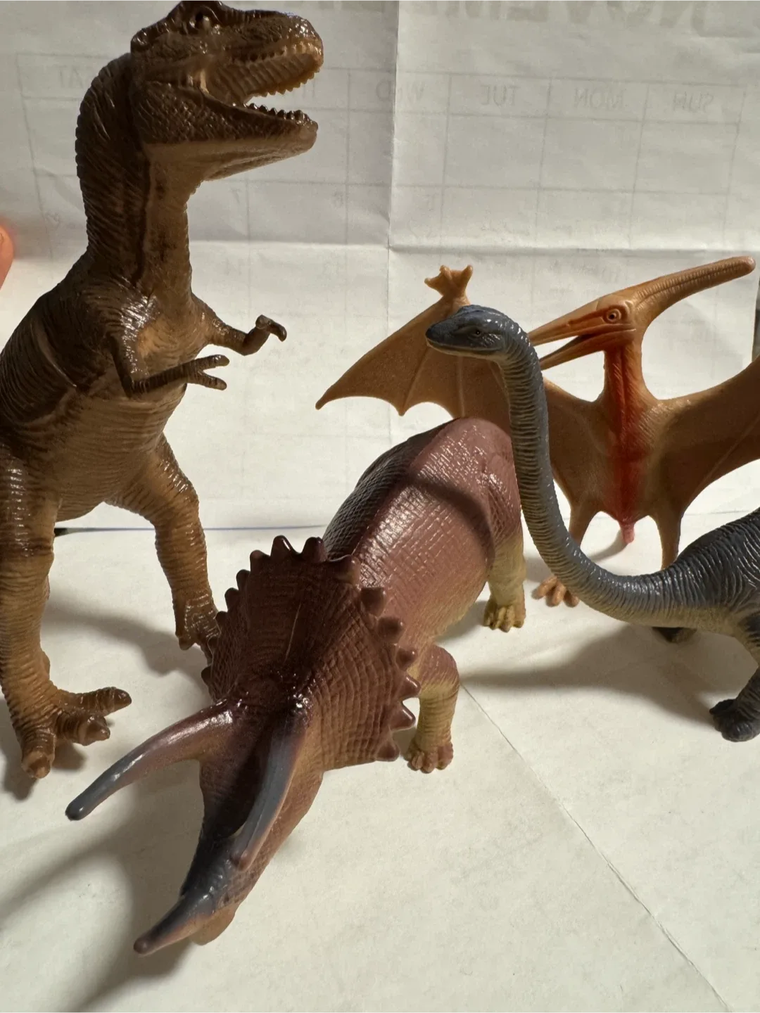 Dinosaur Toy Figures - Set of 4