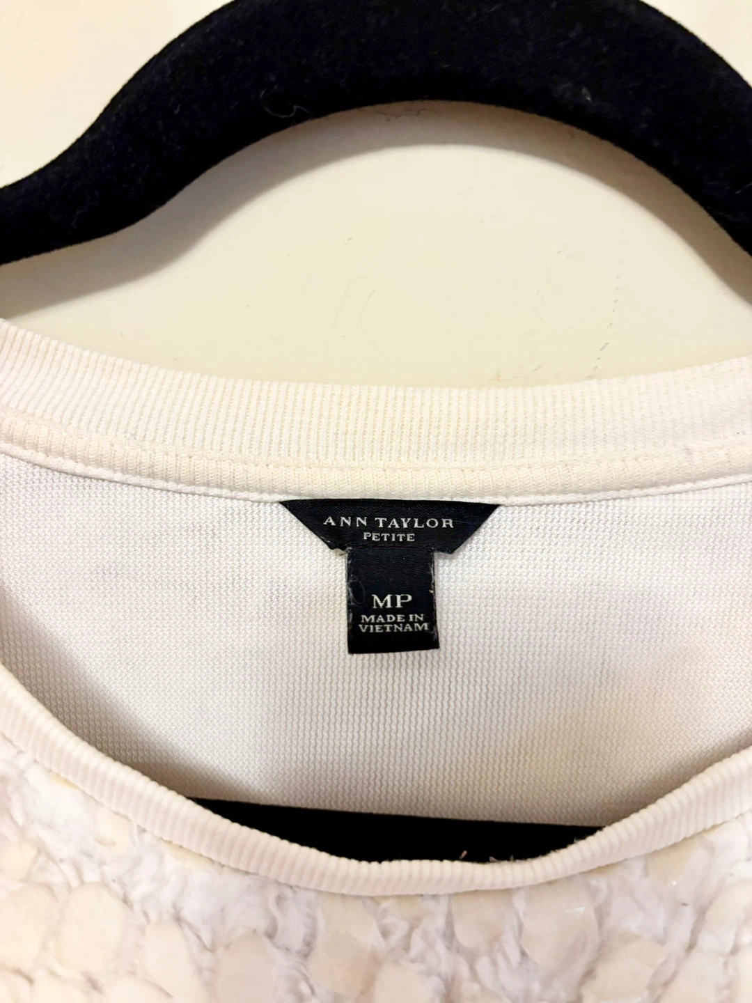 Ann Taylor Petite White Sweater - MP - photo 3
