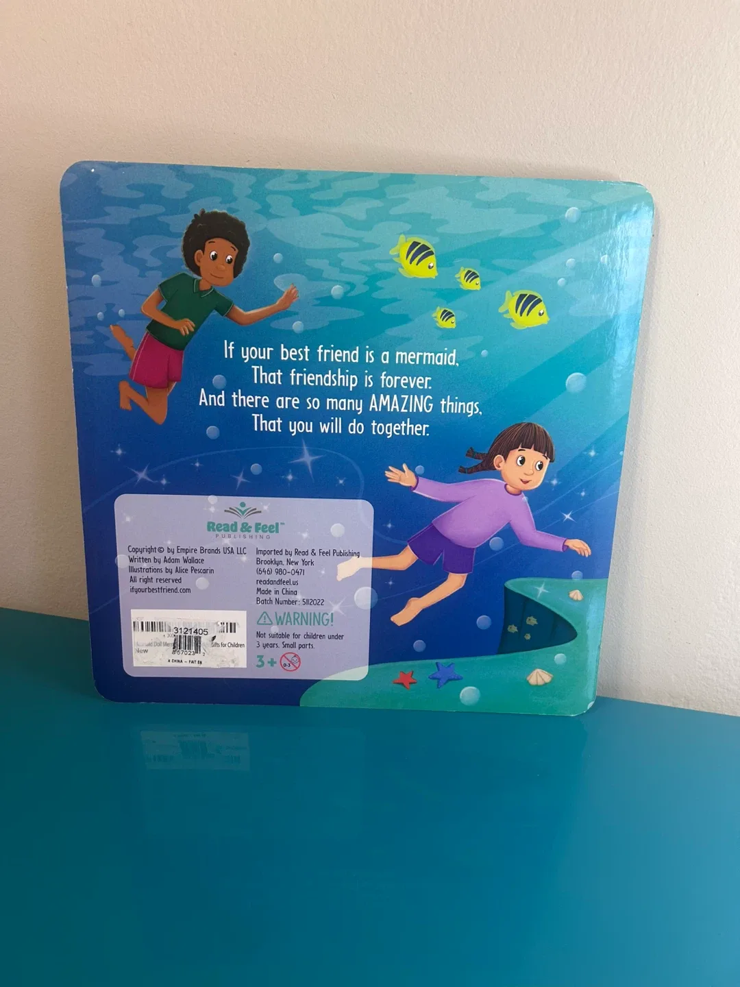 🧜‍♀️ NEW Mermaid Kids Book + Toy Set image indicator(2)