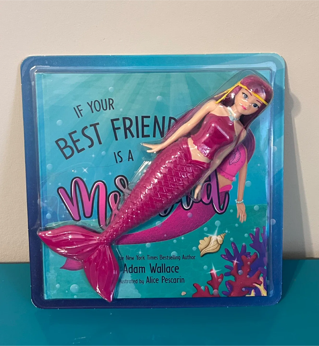 🧜‍♀️ NEW Mermaid Kids Book + Toy Set