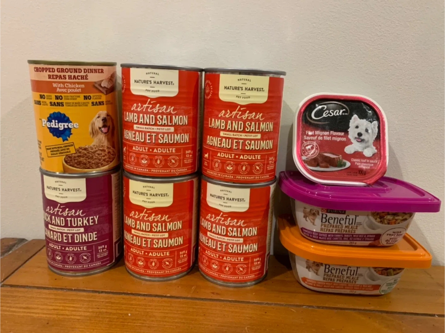 Dog Food Variety Pack lot