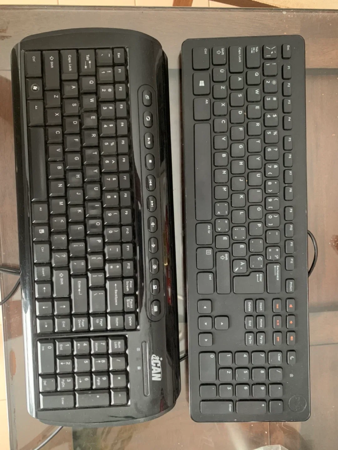 Two Keyboards - ACAN & Dell